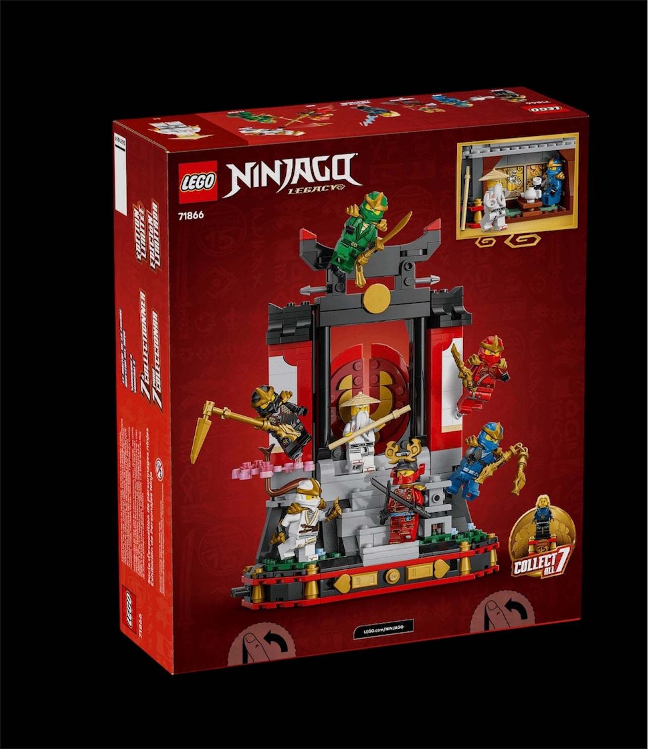 New LEGO Ninjago Ninja Character Display 15th Anniversary 71866