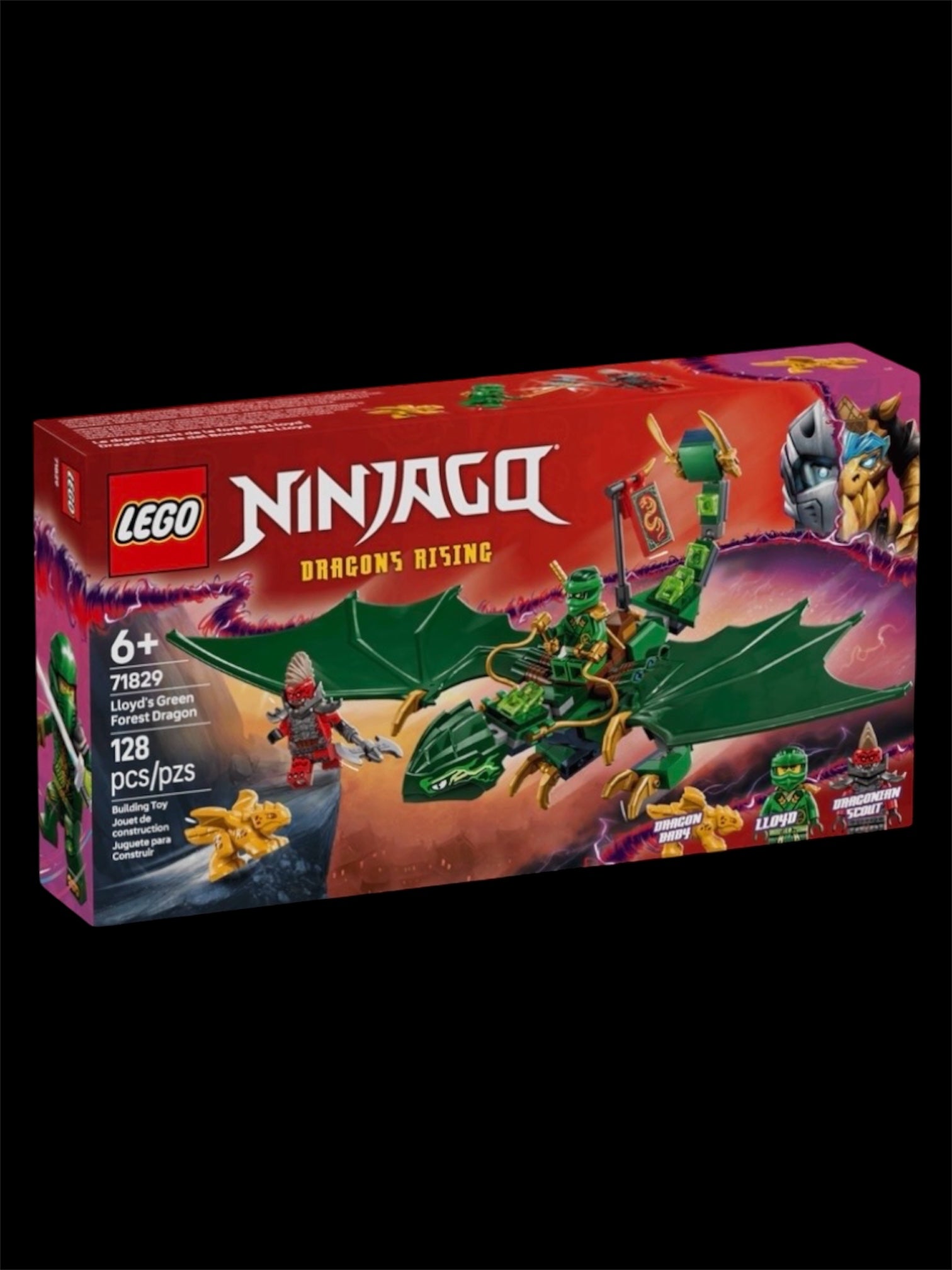 LEGO Lloyd's Green Forest Dragon Set. (128) 6+