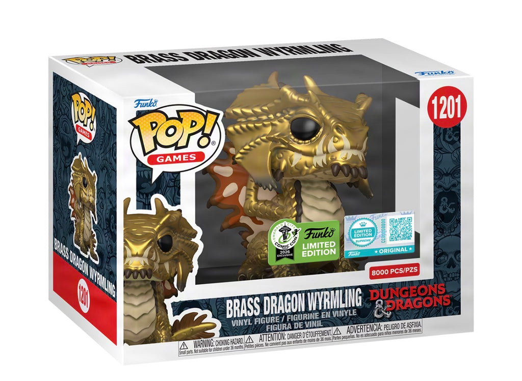 Funko Pop! EXCLUSIVE DUNGEONS & DRAGONS SUPREME BRASS DRAGON WYRMLING 1201
