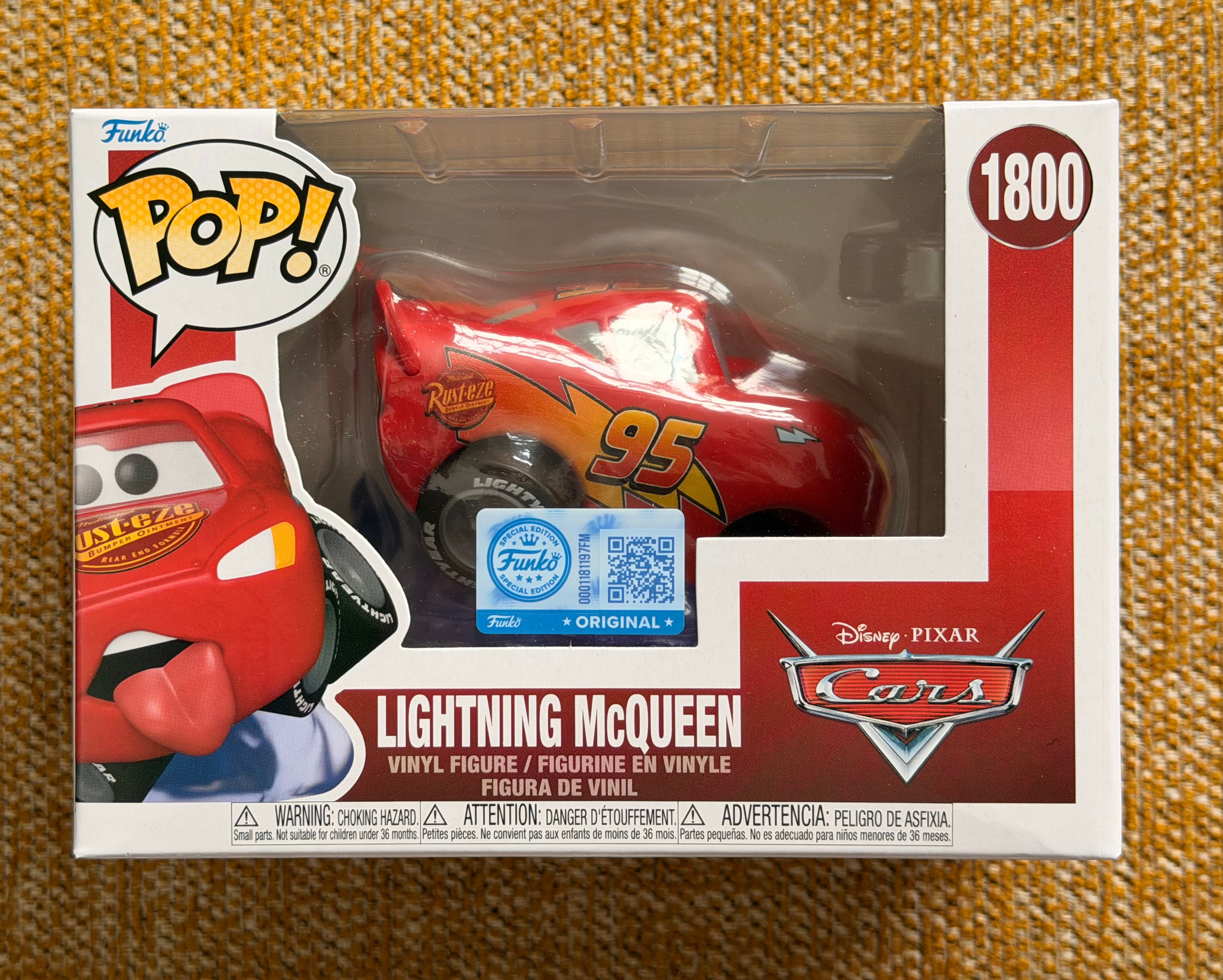 Pop! Exclusive Pixar Lightning McQueen 1800.