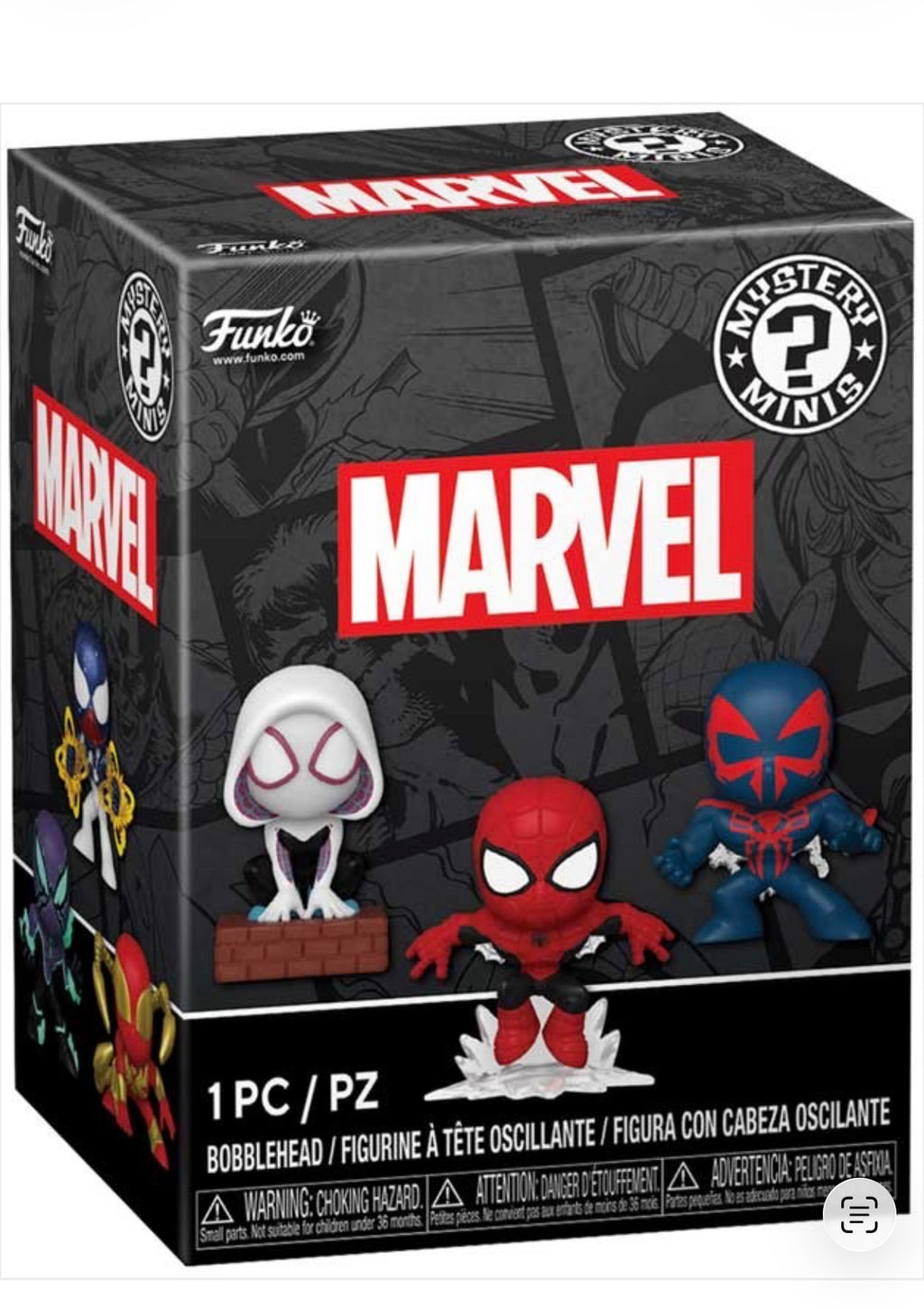 FUNKO MYSTERY MINI: SPIDER - MAN COMICS ASSORTED BLIND BOX.