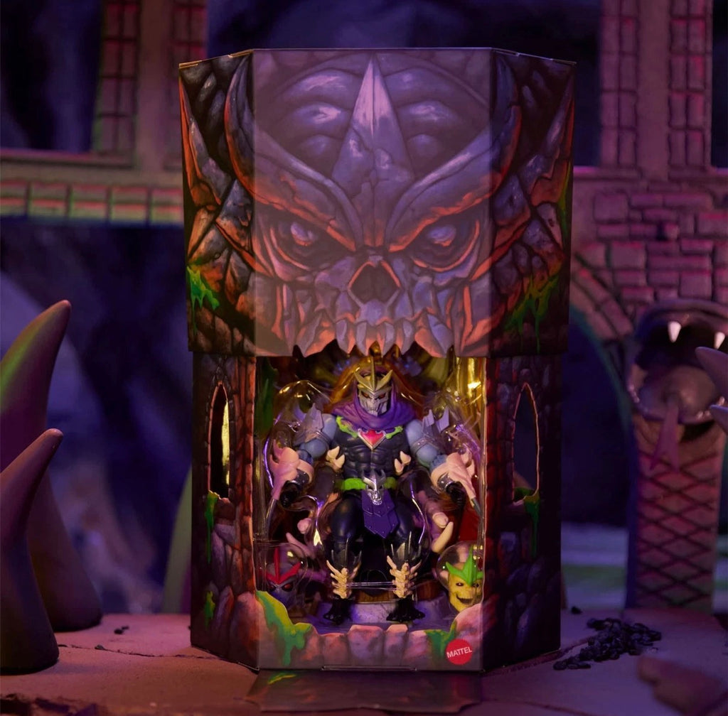Turtles of Grayskull Skele-Shredder Exclusive Action Figure Box Set.