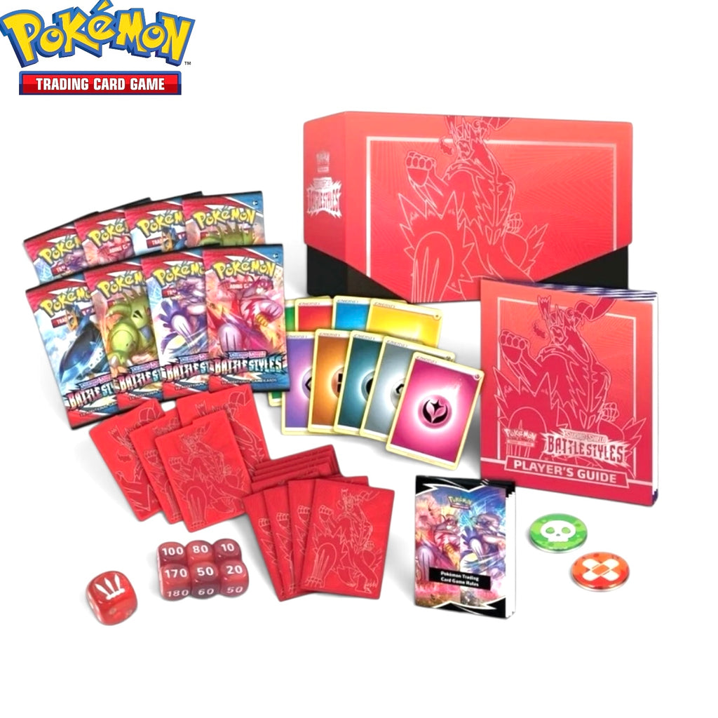 Pokémon Sword and Shield Battle Styles Elite Trainer Box ETB                Red New Sealed.