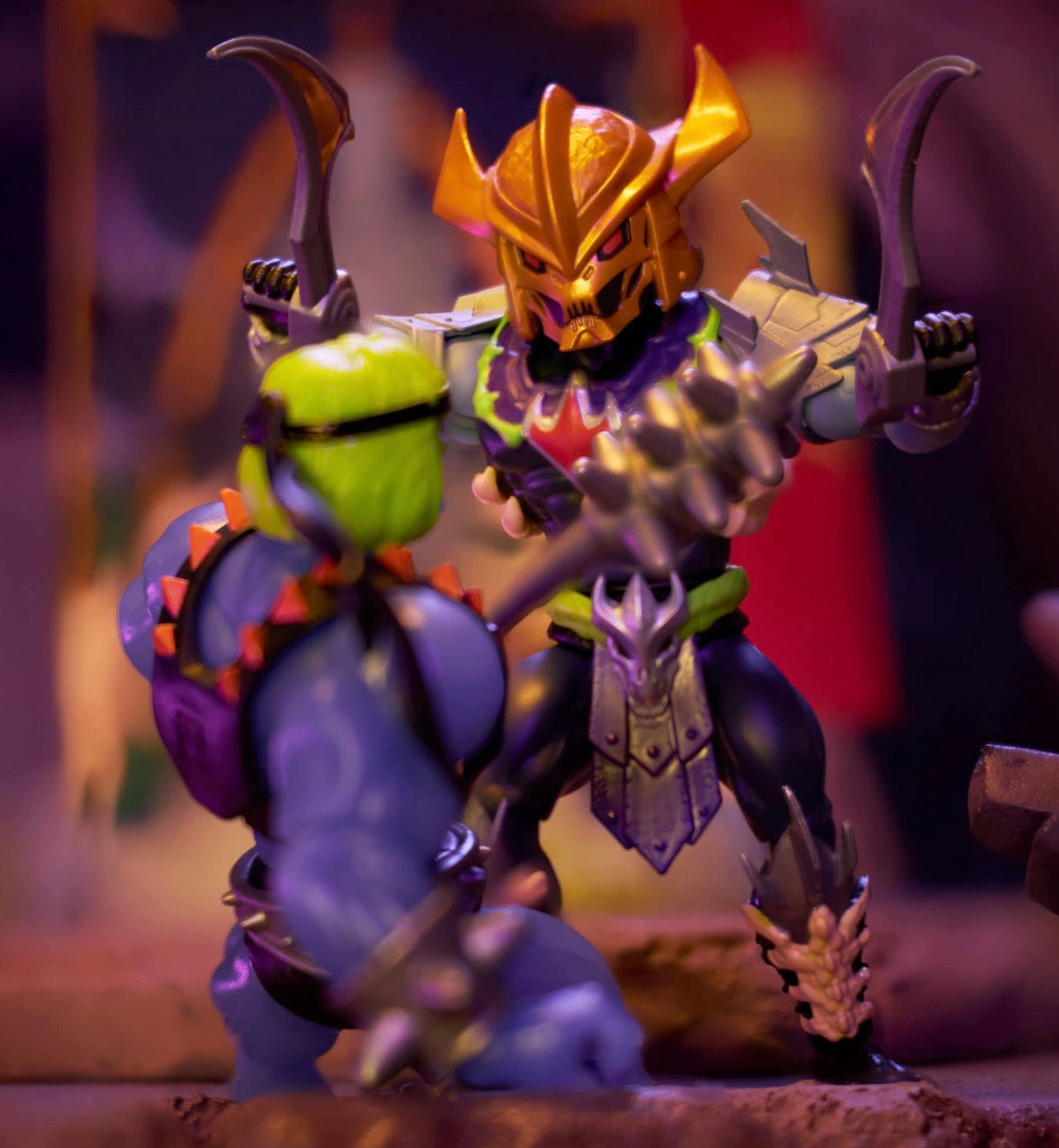 Turtles of Grayskull Skele-Shredder Exclusive Action Figure Box Set.