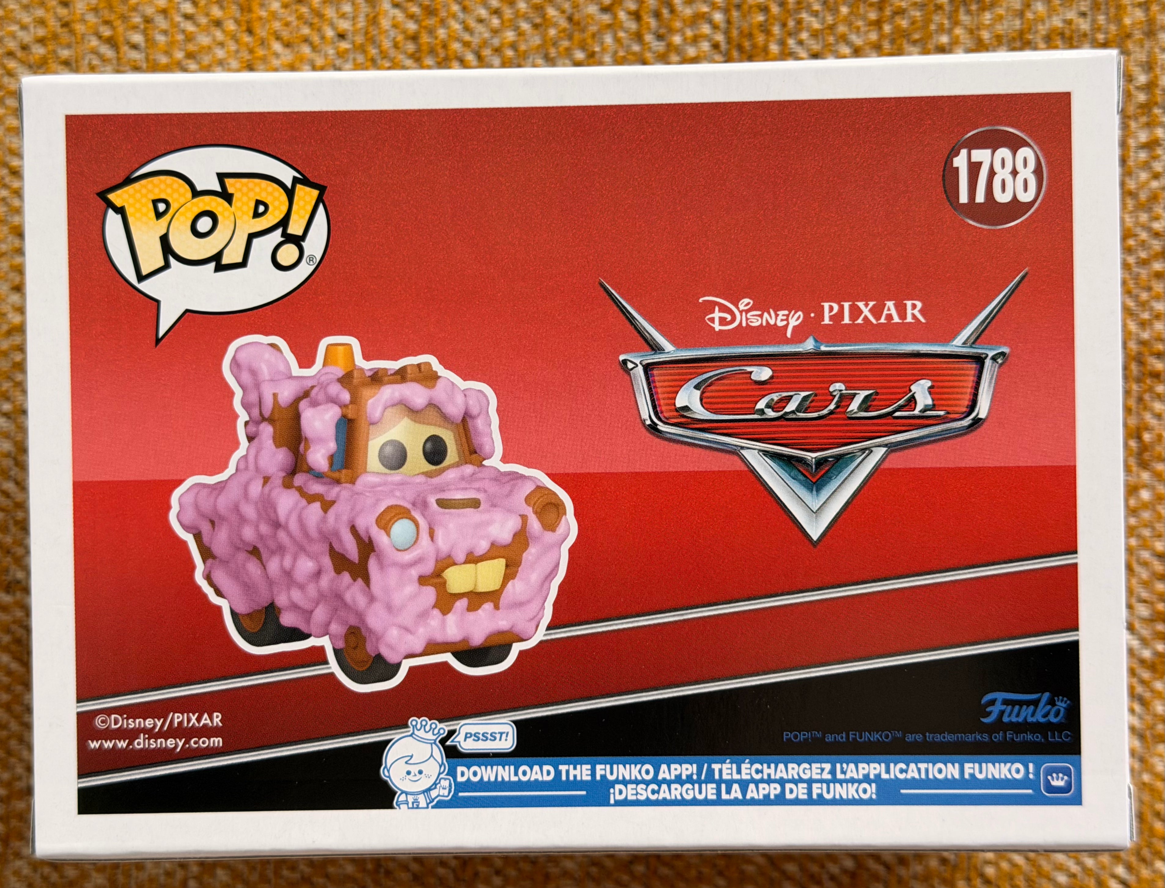 Funko Pop! Exclusive Pixar Cars Mater Bubbles 1788.