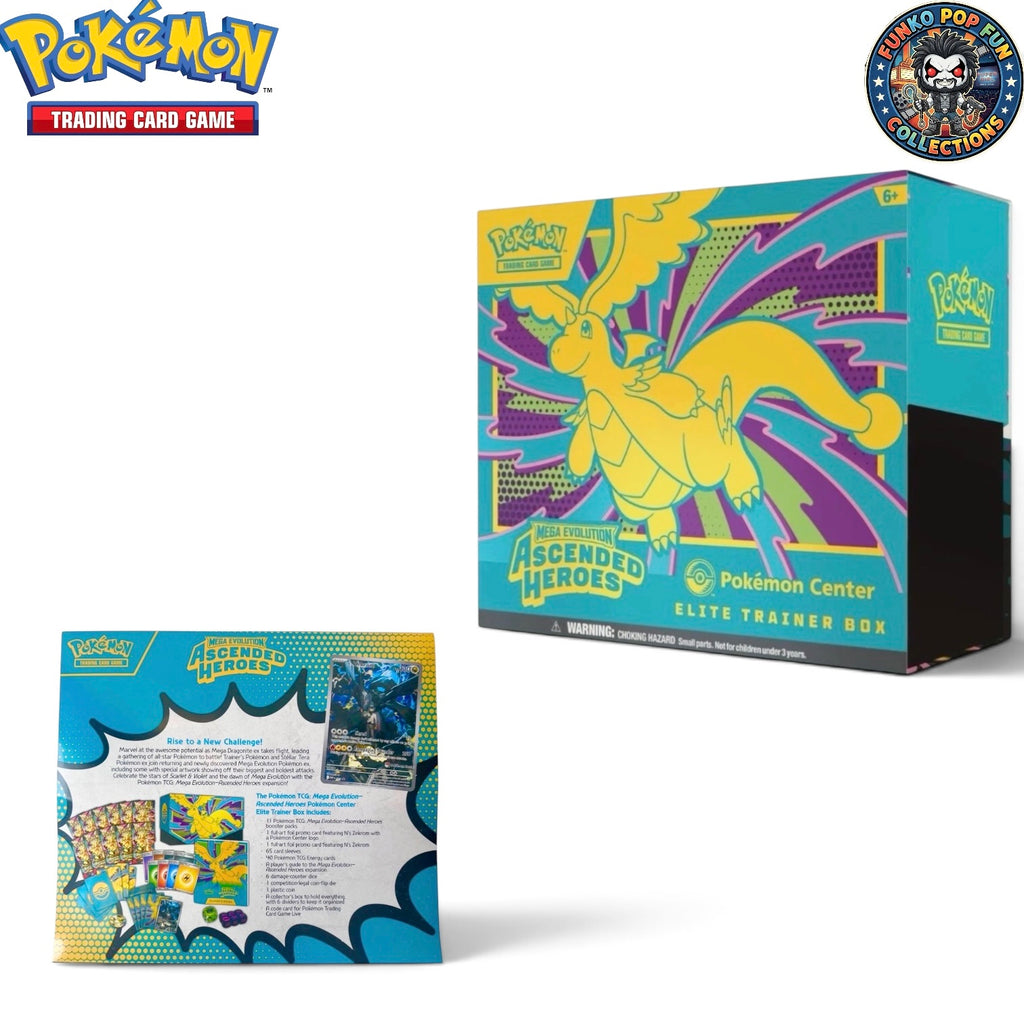 1 x Pokemon Ascended Heroes TCG Pokemon Center Exclusive Elite Trainer Box.