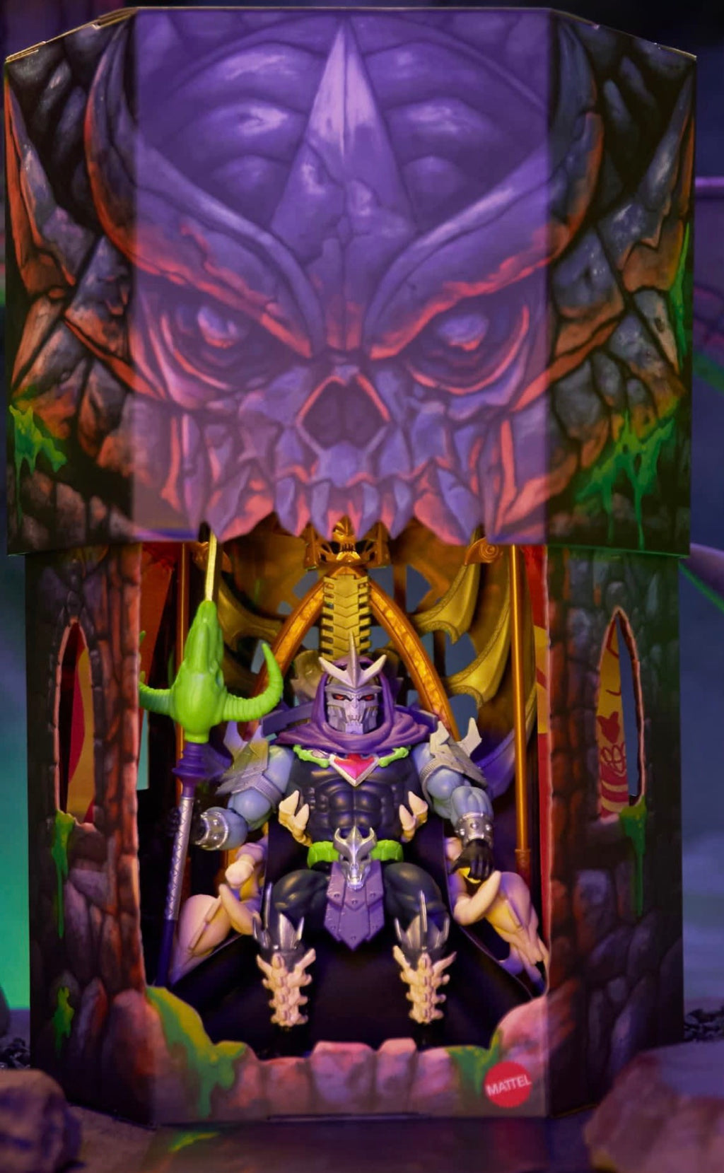 Turtles of Grayskull Skele-Shredder Exclusive Action Figure Box Set.