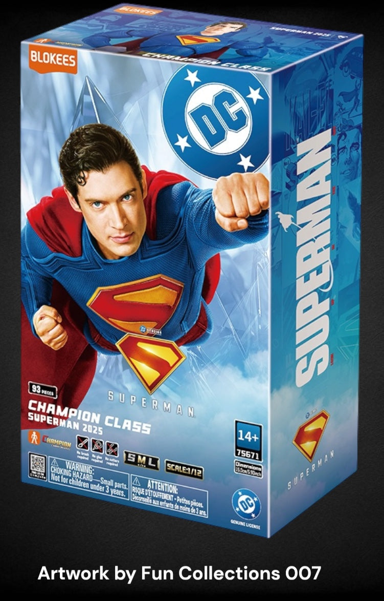 New DC Hero Champion Superman Model Figure.