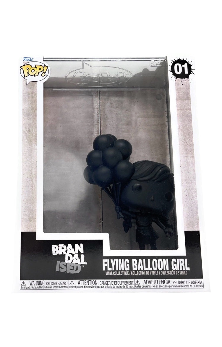Funko Pop! Exclusive Flying Balloon Girl Brandalised Pop Vinyl Case 01 Collectible Banksy Figure.