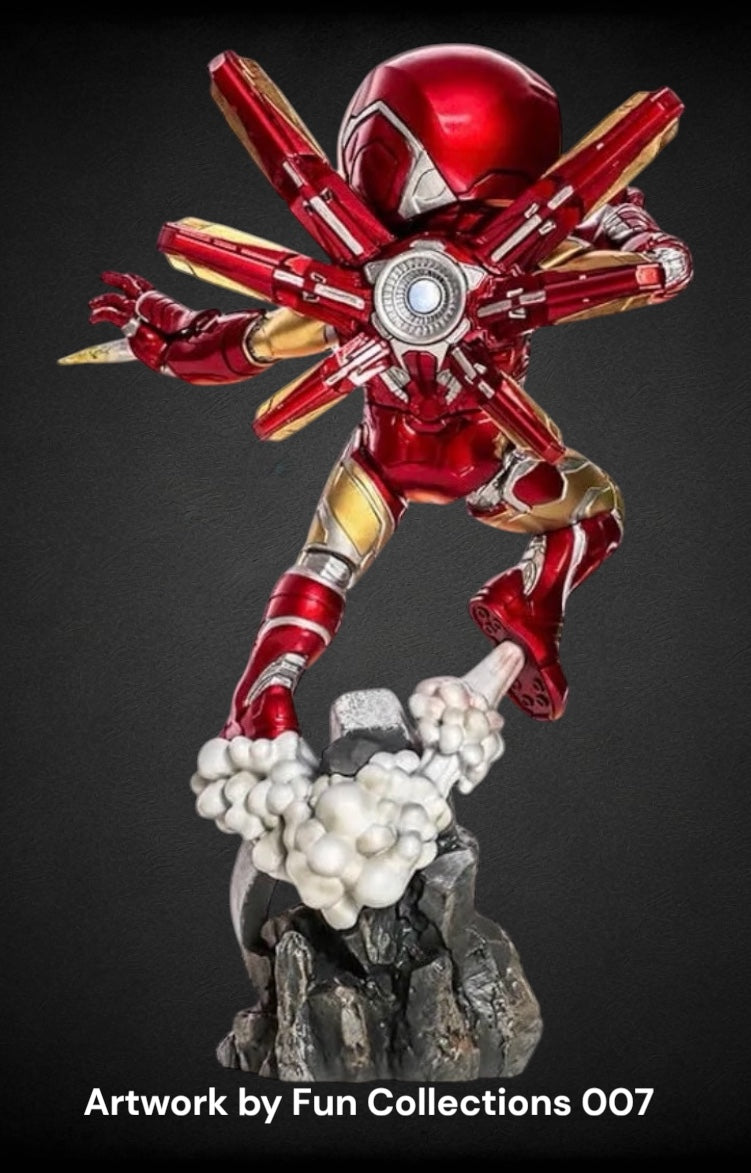 Iron Studios Movie & TV Marvel Avengers Iron Man Mini Iron Man 20cm Figure.