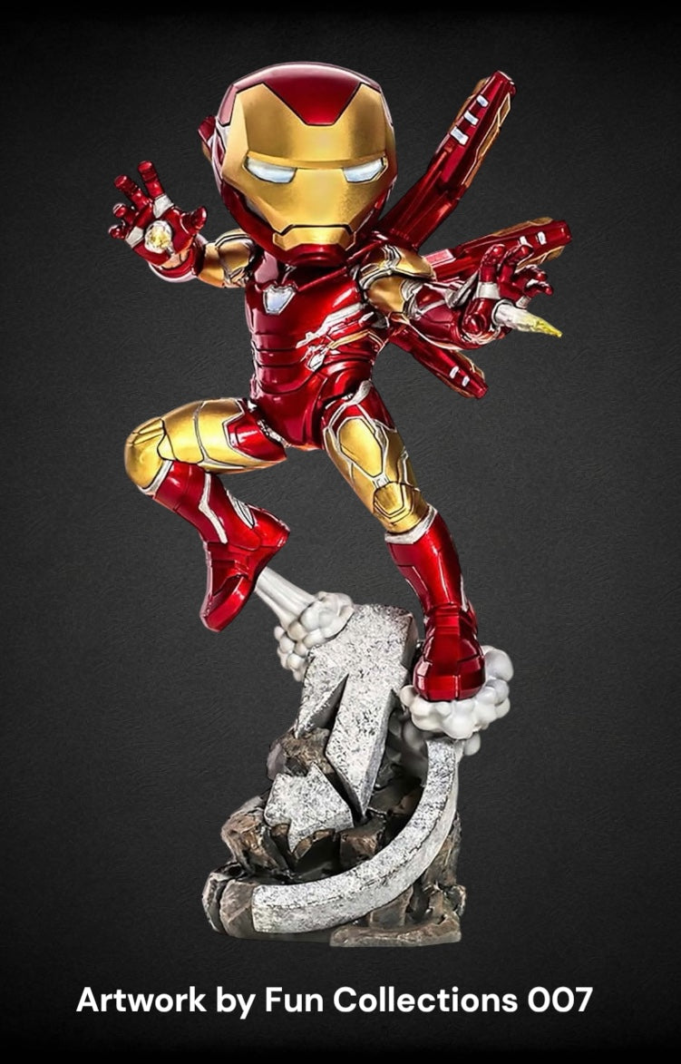 Iron Studios Movie & TV Marvel Avengers Iron Man Mini Iron Man 20cm Figure.
