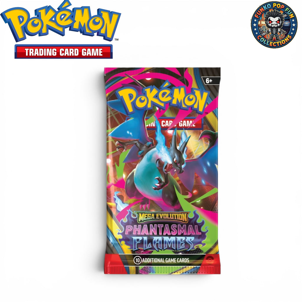 Pokemon Mega Evolution: Phantasmal Flames Mini Album Contains 1 Pack.
