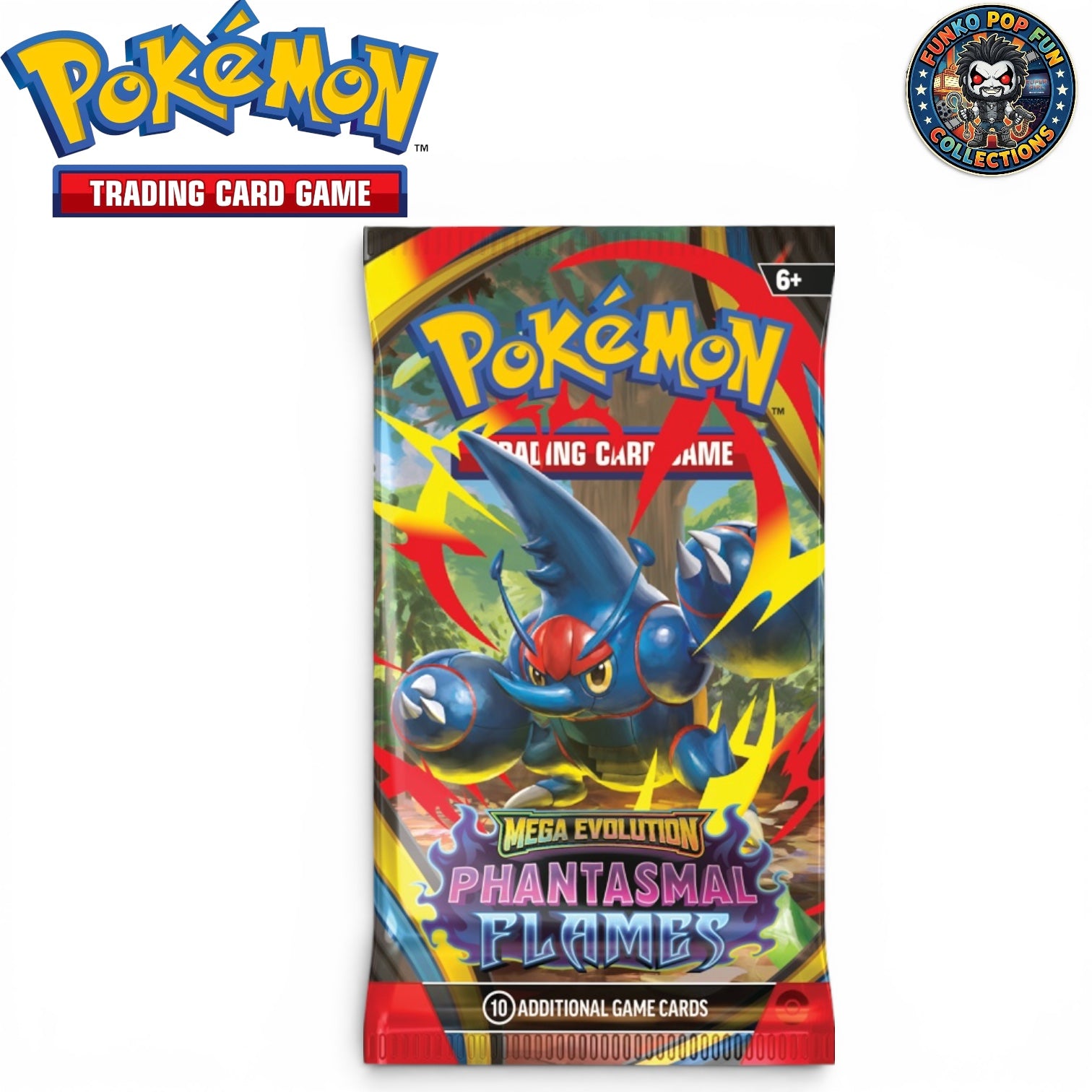 Pokemon Mega Evolution: Phantasmal Flames Mini Album Contains 1 Pack.