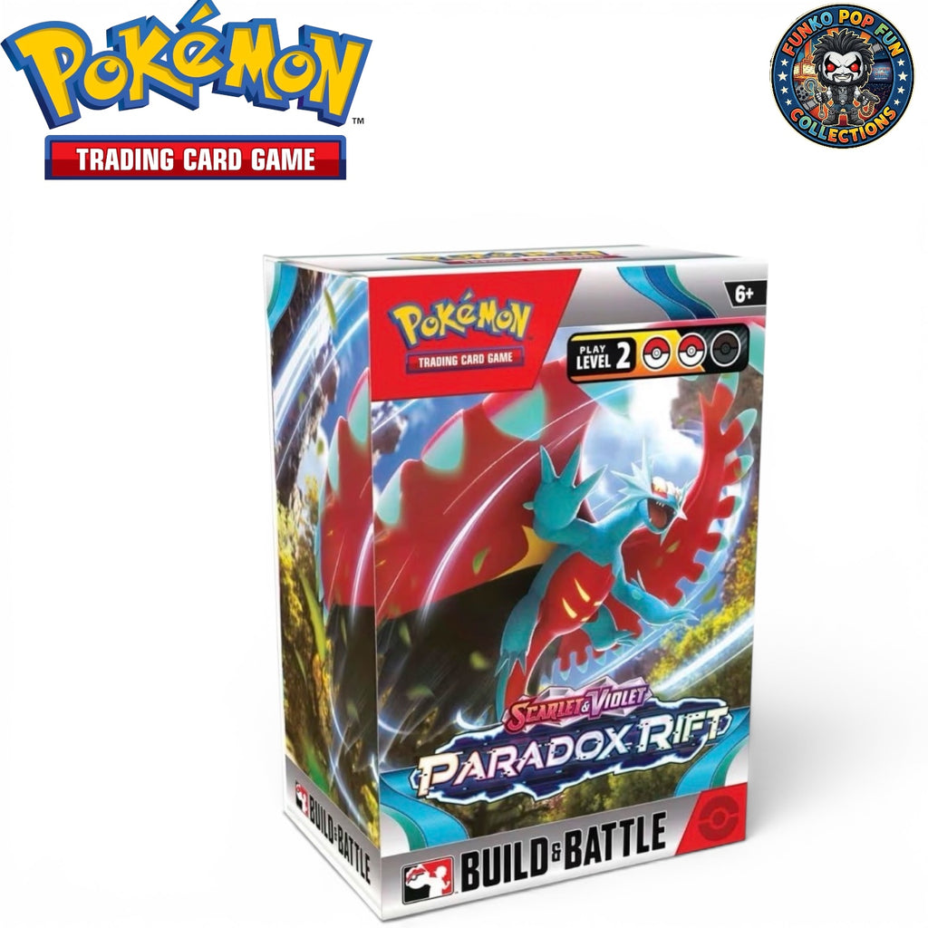 Pokemon: Scarlet & Violet 4: Paradox Rift Booster Build & Battle Box.
