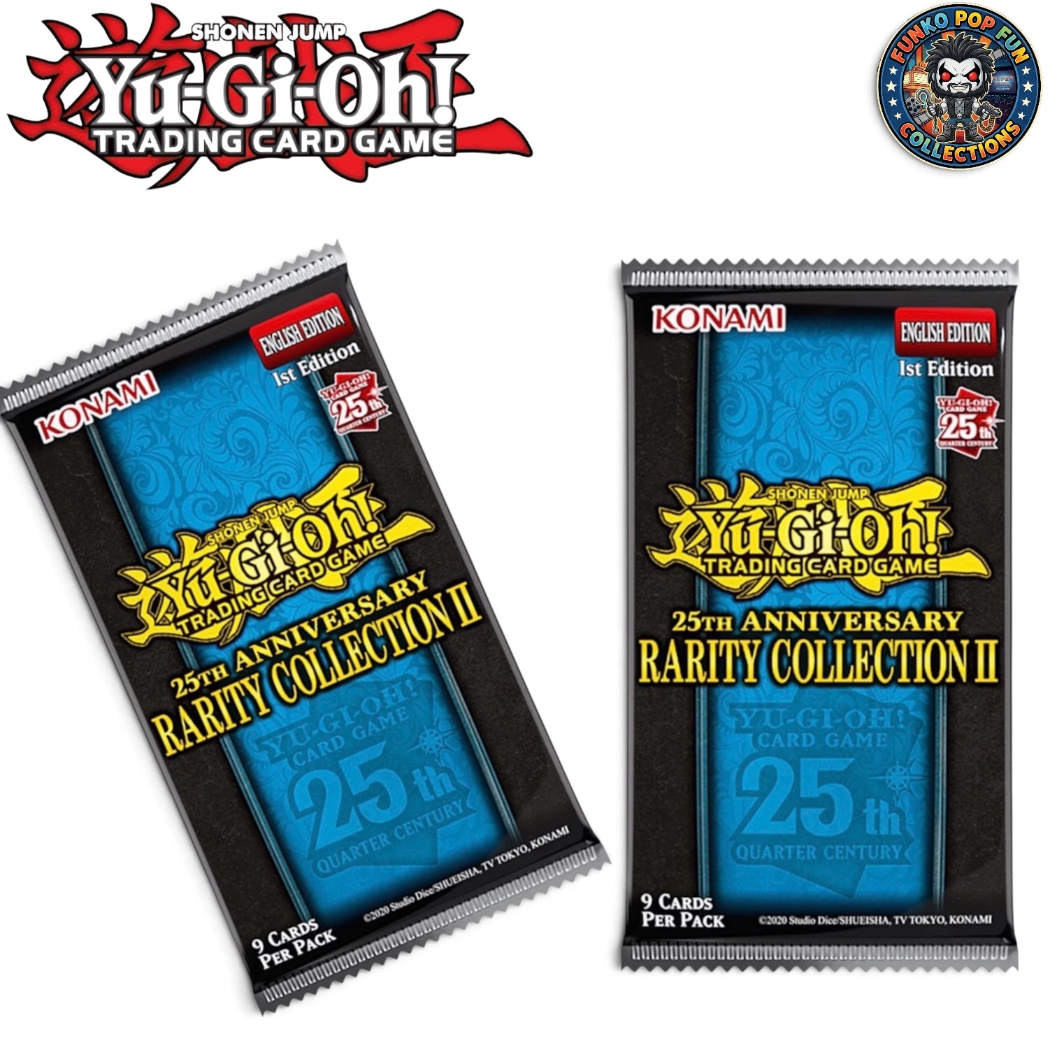 Yu-Gi-Oh TCG 25th Anniversary Rarity Collection II Booster Pack X 4
