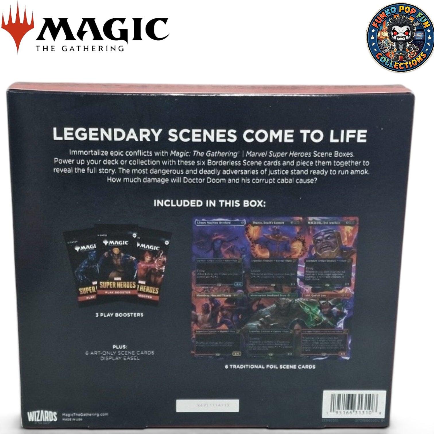 Magic The Gathering Marvel Super Heroes Scene Box.