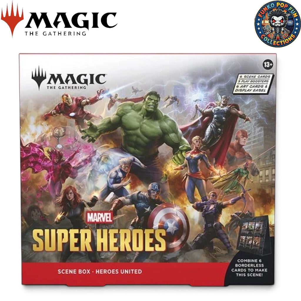 MTG Marvel Super Heroes - Scene Box Heroes - Heroes United - New & Sealed