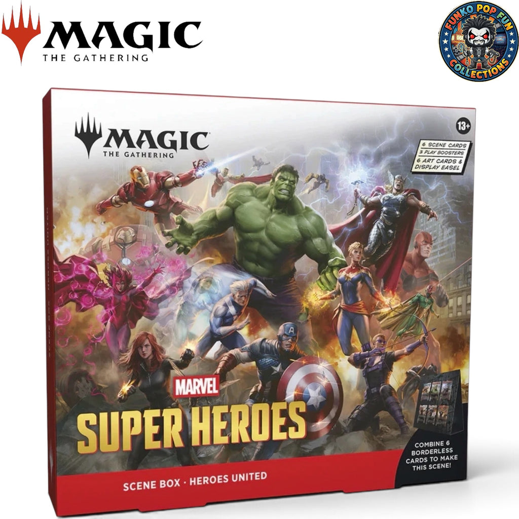 MTG Marvel Super Heroes - Scene Box Heroes - Heroes United - New & Sealed