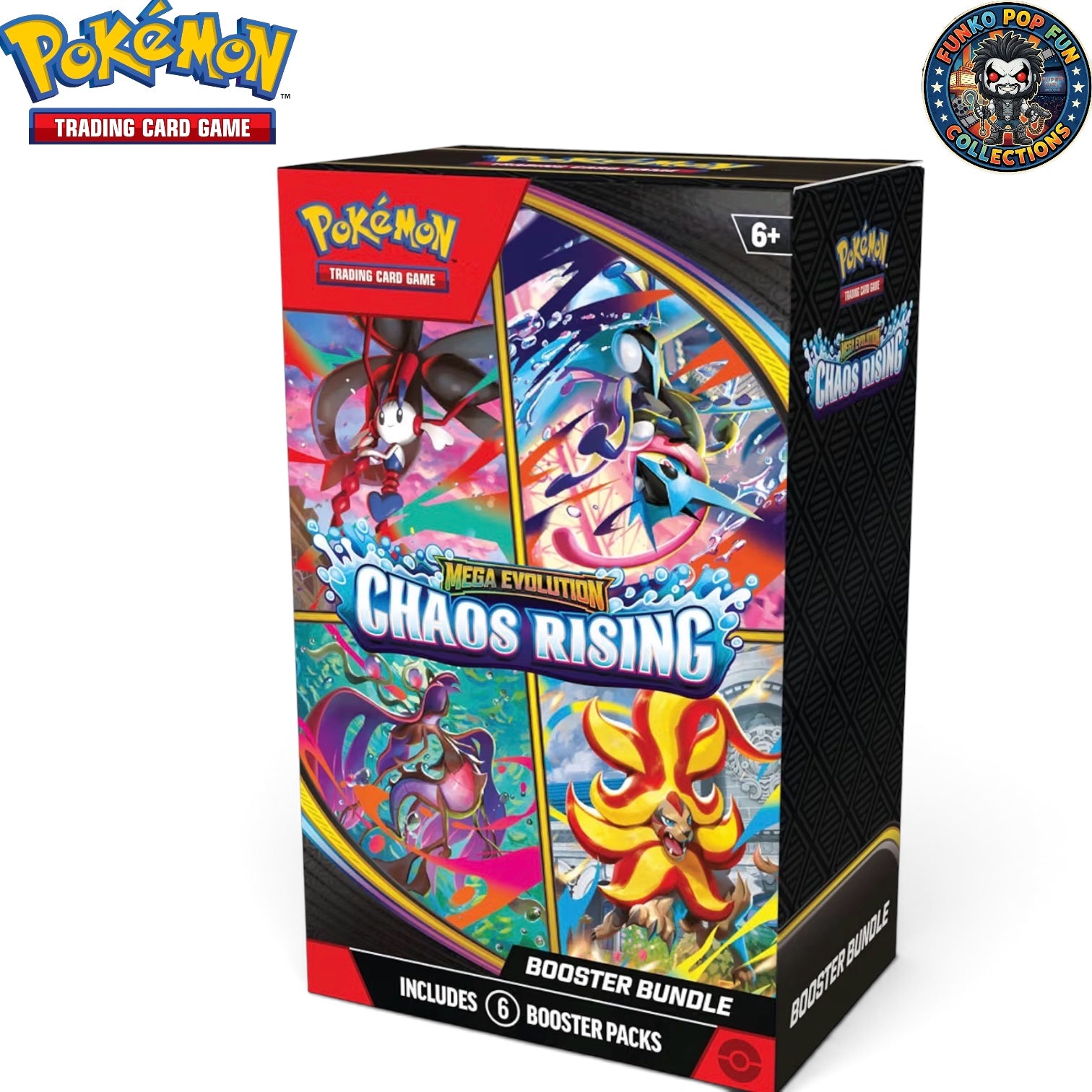 Pokémon Tcg Mega Evolution Chaos Rising Booster Bundle.