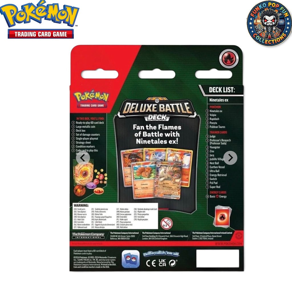 Pokemon TCG: Ninetales EX Deluxe Battle Deck.