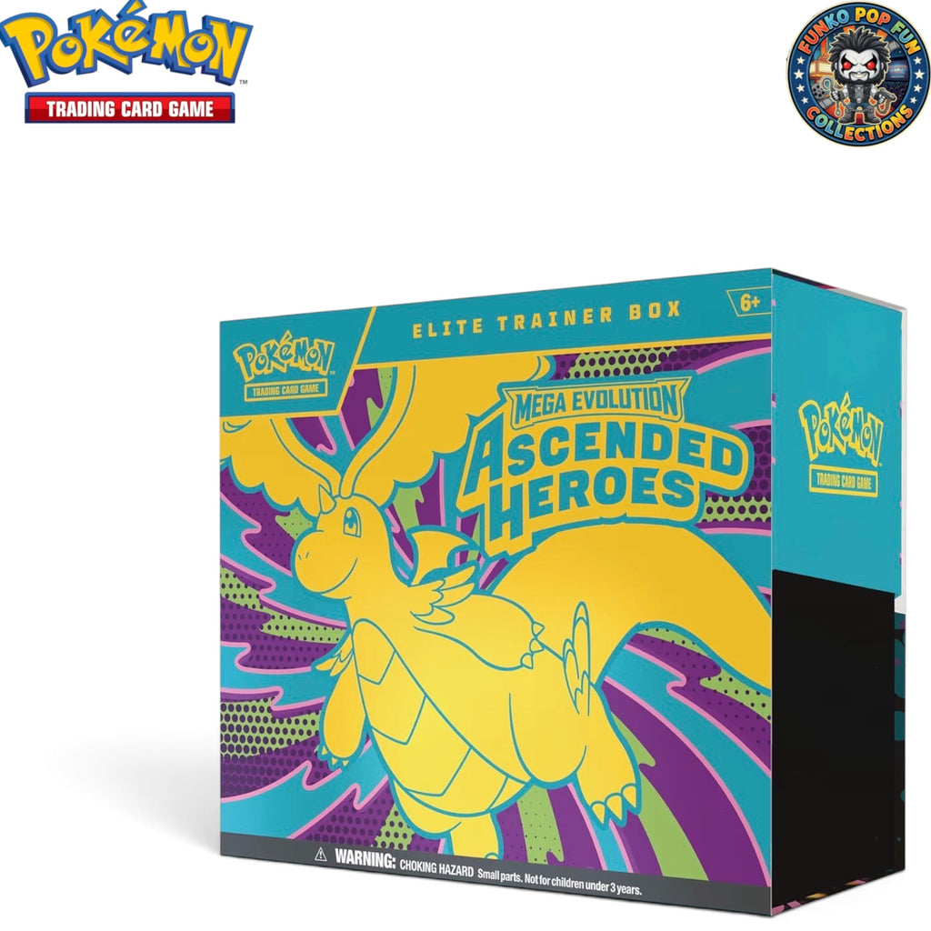 Pokémon TCG Mega Evolution Ascended Heroes Elite Trainer Box.