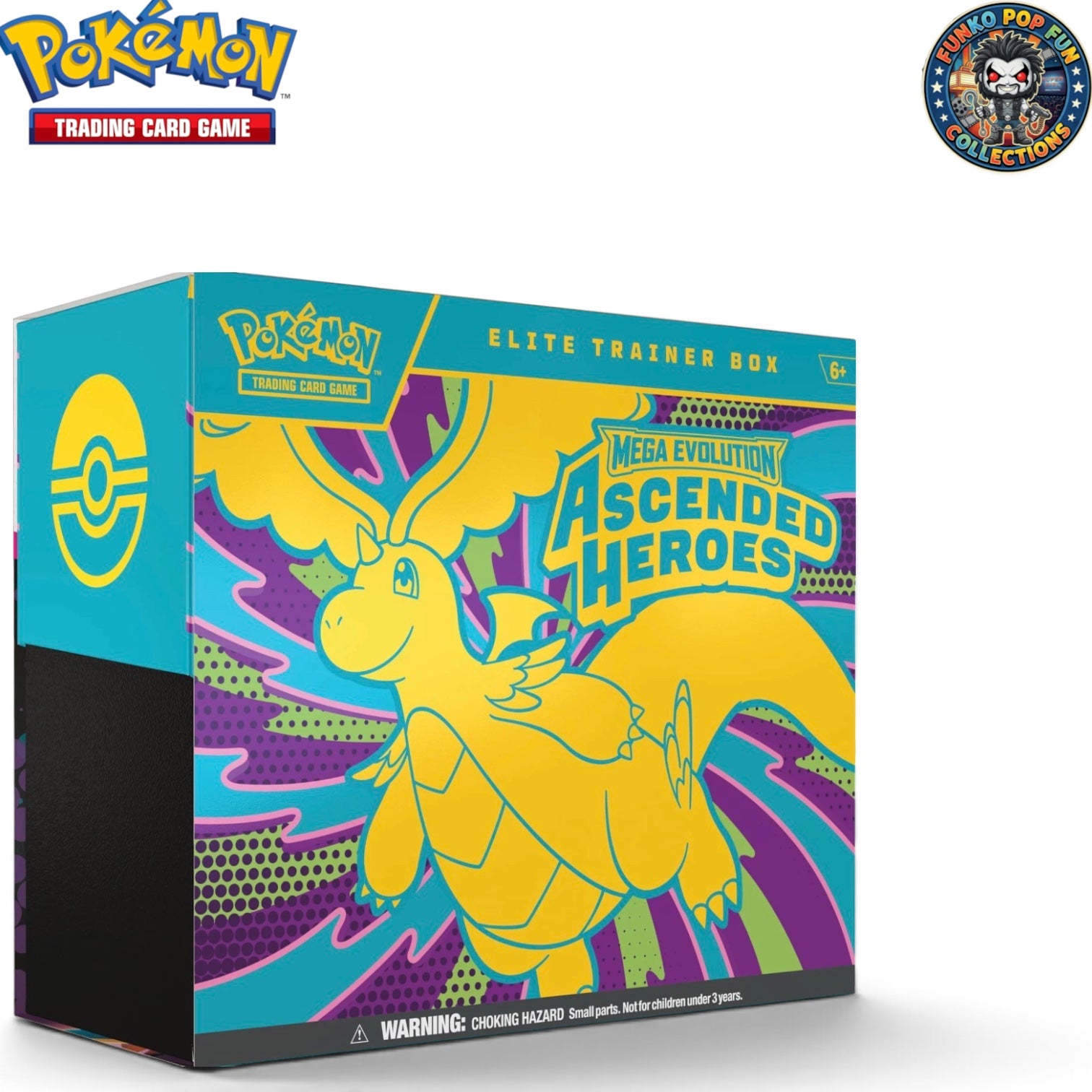 Pokémon TCG Mega Evolution Ascended Heroes Elite Trainer Box.